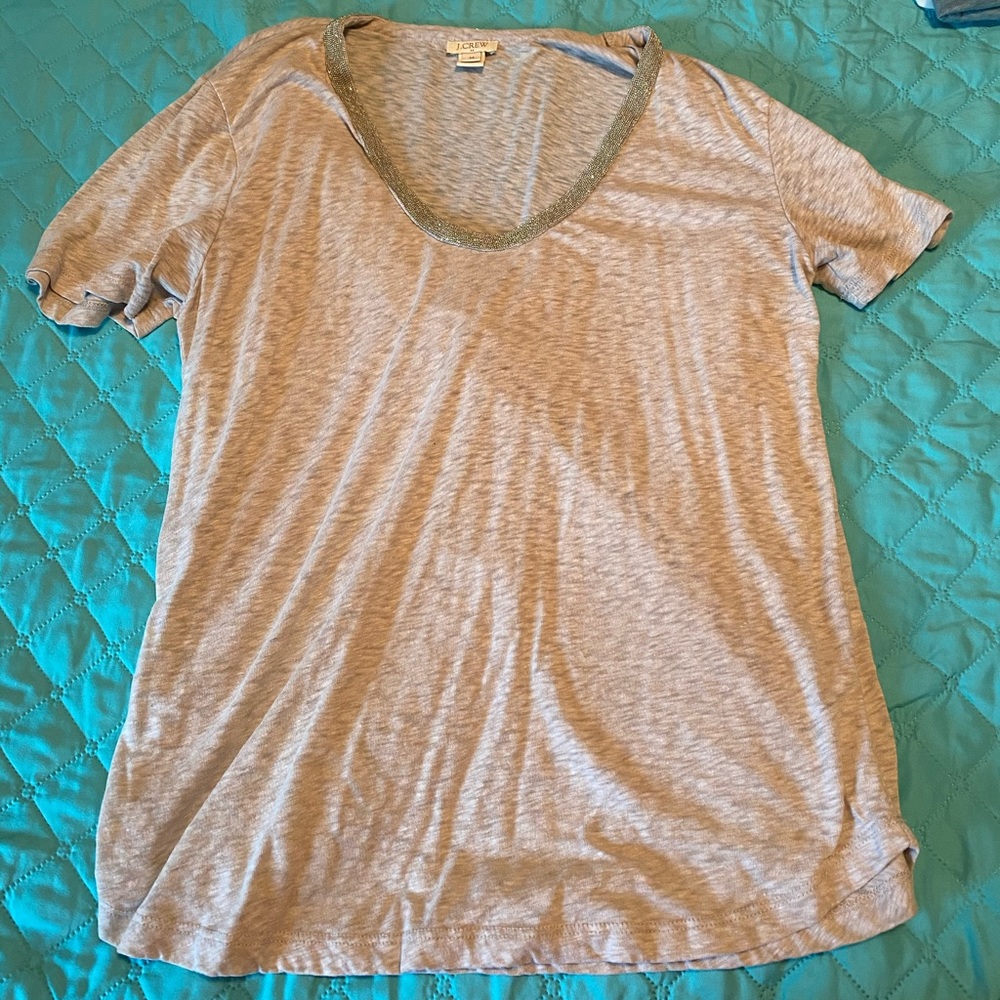 Tan short sleeve shirt